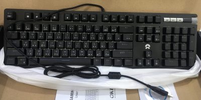 คีย์บอร์ด K430 OKER  เกมมิ่ง แมคคานิคอล Keyboard Mechanical รับประการ1ปี( BLUE SWITSH)