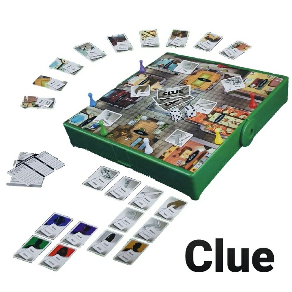 The Board Game  บอร์ดเกมส์ เกมส์กระดาน CLUE ฉบับพกพา  BOARD GAME