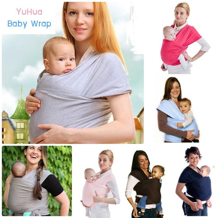 สุดคุ้ม [พร้อมส่ง !!] ผ้าอุ้มทารก เป้ผ้าอุ้มเด็ก YuHua Baby Wrap เบาสบาย กระจายน้ำหนัก (NanaBaby ของใช้เด็กอ่อน เก็บเงินปลายได้)