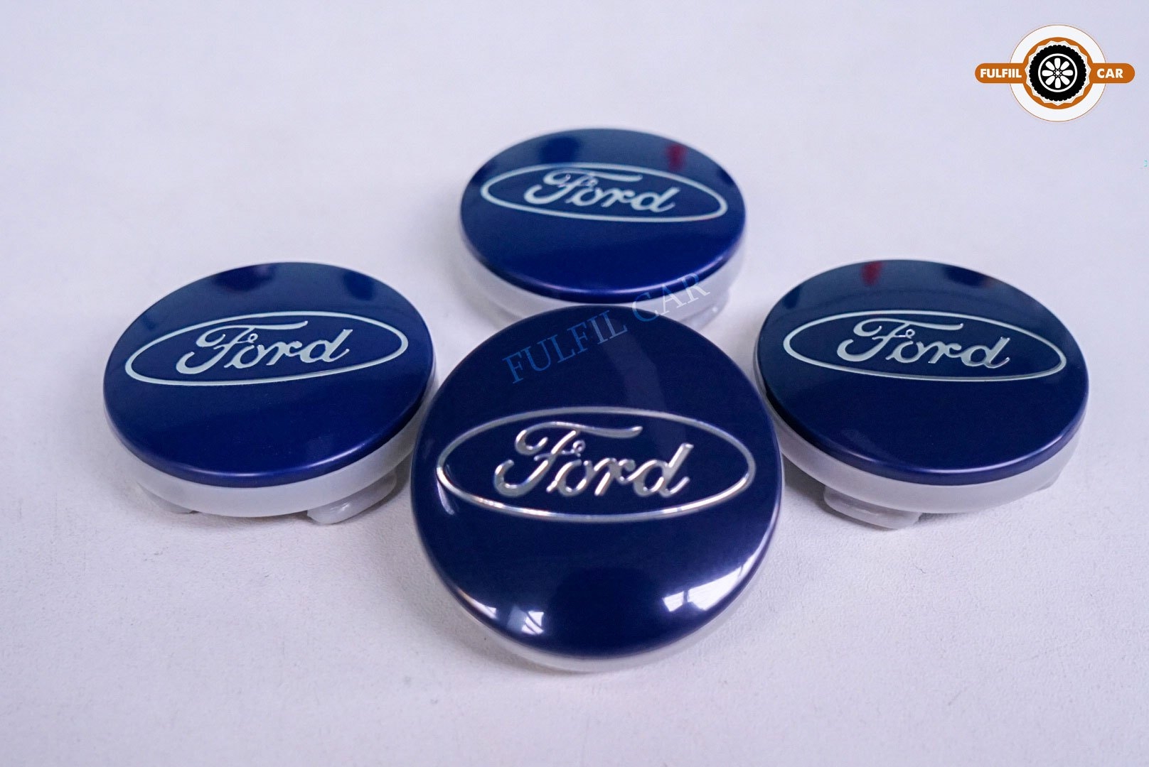 ฝาครอบดุมล้อ Ford 54MM ฟอร์ดสีน้ำเงิน