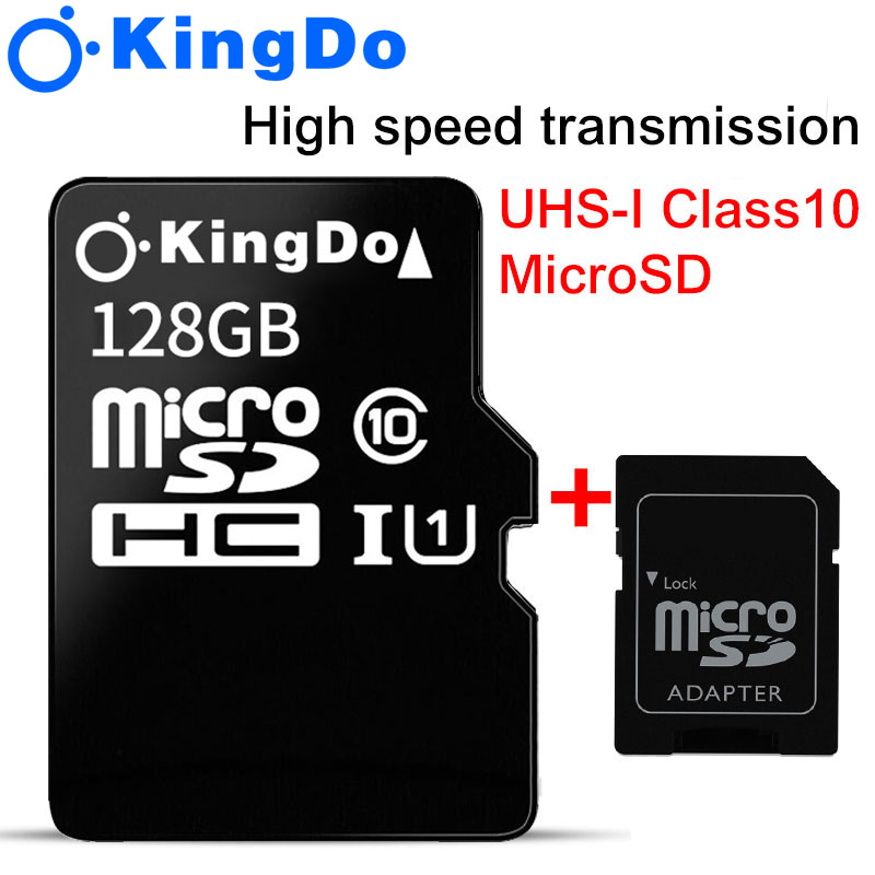เมมโมรี่การ์ดกล้อง (ของแท้) Kingdo 32GB 64GB 128GB การ์ดหน่วยความจำ Kingdo Micro SD SDHC 32GB 64GB 128GB การ์ดหน่วยความจำ Class 10 Kingdo ใช้โทรศัพท์มือถือแท็บเล็ตแล