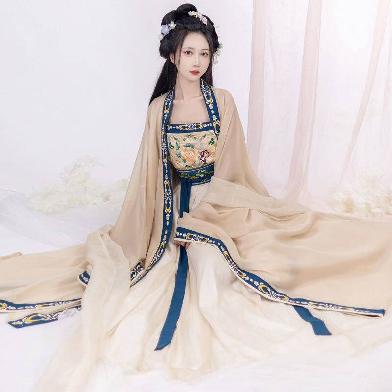 Đầm Múa Cổ Trang Trung Quốc  01  Trang Phục Biểu Diễn Ánh Sáng