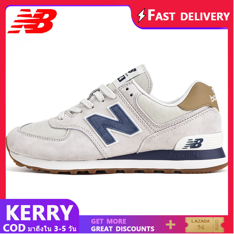 New Balance NB574 running shoes men's sports shoes casual shoes(สินค้ามาพร้อมกล่องอุปกรณ์ครบจัดส่ง KREEY)