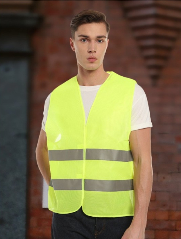 Reflective Vest เสื้อจราจร เสื้อกั๊กจราจร เสื้อกั๊กสะท้อนแสง เสื้อกั๊กสะท้อนแสง,ความปลอดภัยเสื้อกั๊กสะท้อนแสงเห็นได้ชัด Traffic Construction ชุดปั่นจักรยาน safety vest