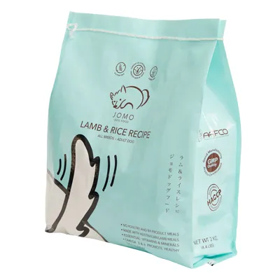 อาหารสุนัข ชนิดเม็ด เกรดพรีเมี่ยม สูตรแกะและข้าว ยี่ห้อ โจโม่ ขนาด 2 kg JOMO DOG FOOD 2 kg