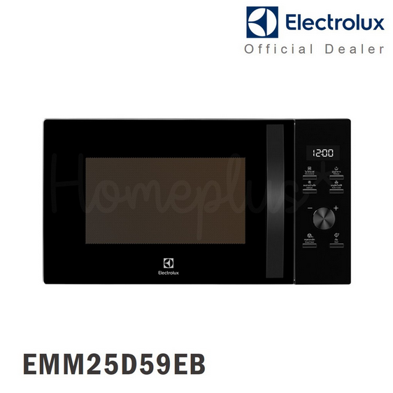 ไมโครเวฟ เตาไมโครเวฟ Microwave เตาอบไมโครเวฟ  Electrolux รุ่น EMM25D59EB ขนาด 25 ลิตร สีดำ หน้าจอแสดงผล LED
