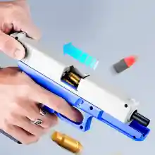 ภาพขนาดย่อของภาพหน้าปกสินค้าปืนของเล่นคนโต ปืนกระสุนโฟมปืนของเล่นเด็ก ปืนพกกล็อค 10 กระสุน ปืนกระสุนอ่อน ของเล่นยิงระยะไกล ปืนของเล่น ปืนกระสุนโฟม ปืนเนิร์ฟ กระสุนโฟมนิ่ม ปืนของเล่นพร้อมกระสุน ของเล่นเด็ก จากร้าน BeW7 บน Lazada ภาพที่ 13