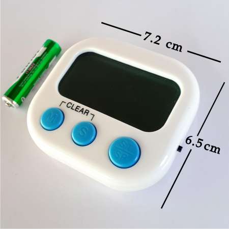 (5ตัว / 5Pcs)ใหม่นาฬิกาจับเวลาเดินหน้า-ถอยหลังแบบดิจิตอล พร้อมถ่าน