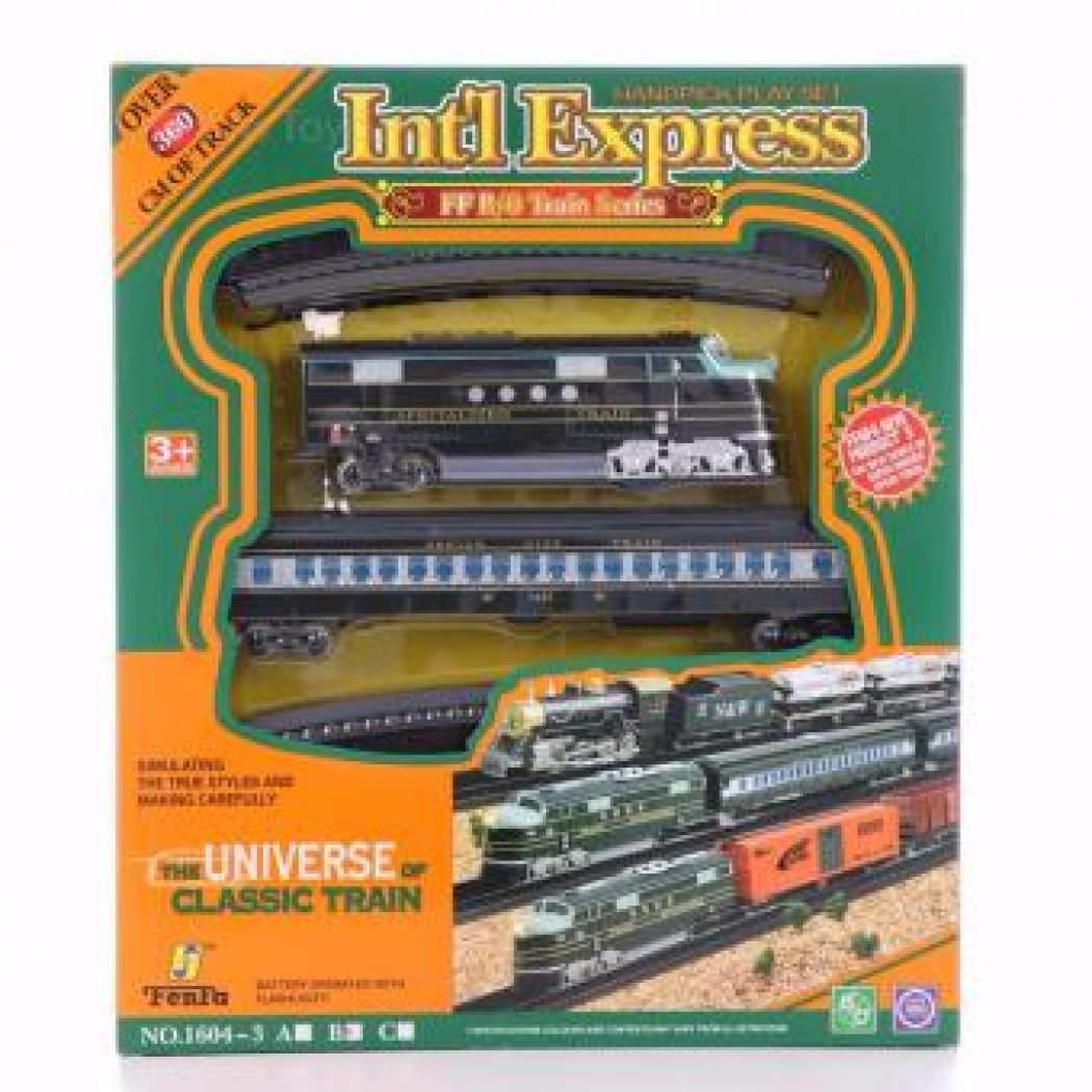 BaByBlue Toy ของเล่น ชุด รถไฟ พร้อมราง Int'l Express FF B/O Train Series