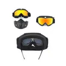 ภาพขนาดย่อของภาพหน้าปกสินค้าแว่นตากันลม หน้ากากกันลม Safety Goggles แว่นกันลม หน้ากากหมวกกันน็อค หน้ากากขี่มอเตอร์ไซค์ หน้ากากนิรภัย แว่นตาขับรถ มอเตอร์ไซด์ จากร้าน liebst บน Lazada
