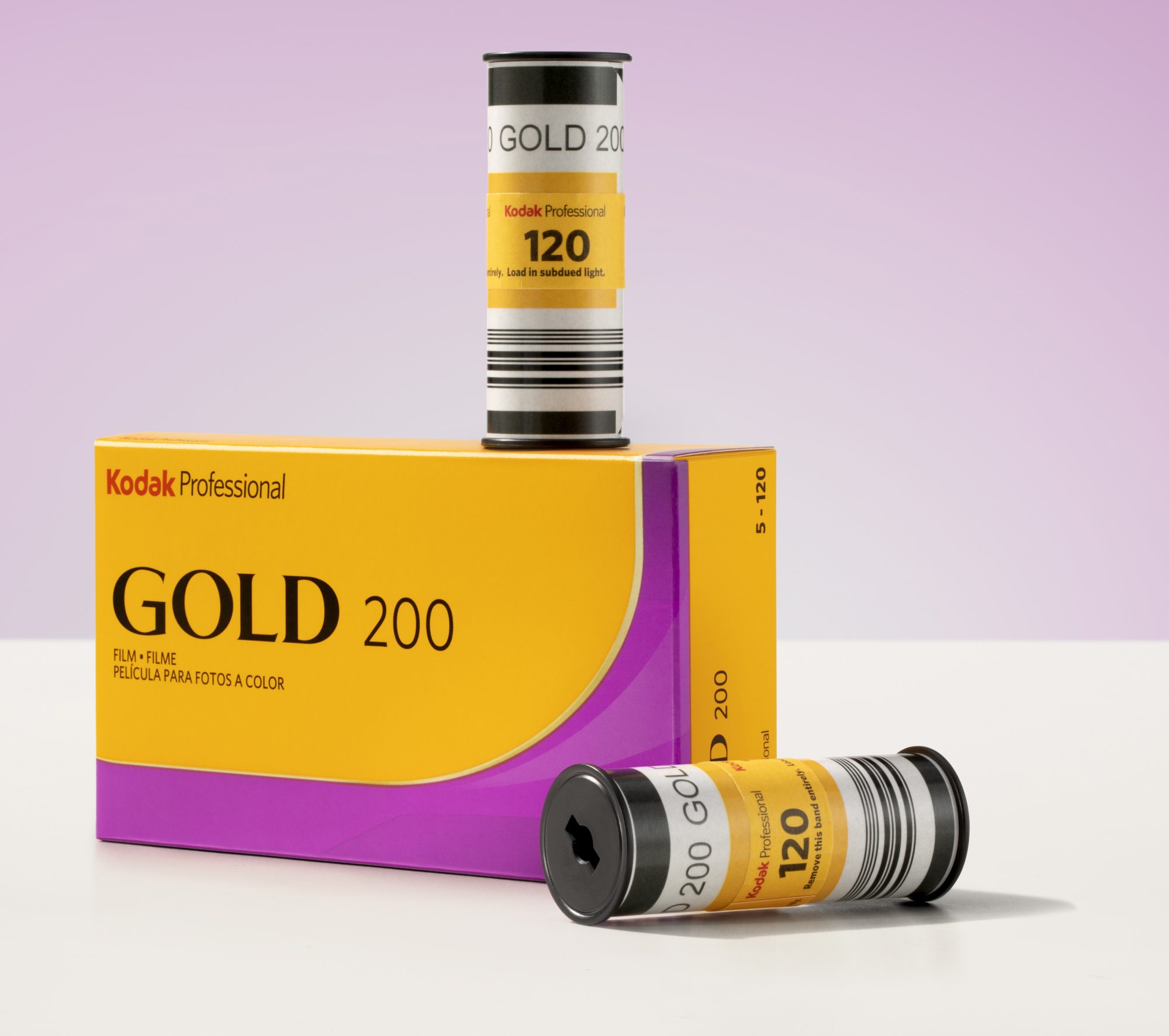 ฟิล์มสี120 1ม้วน Kodak Gold 200 120 Color Negative Film Medium Format
