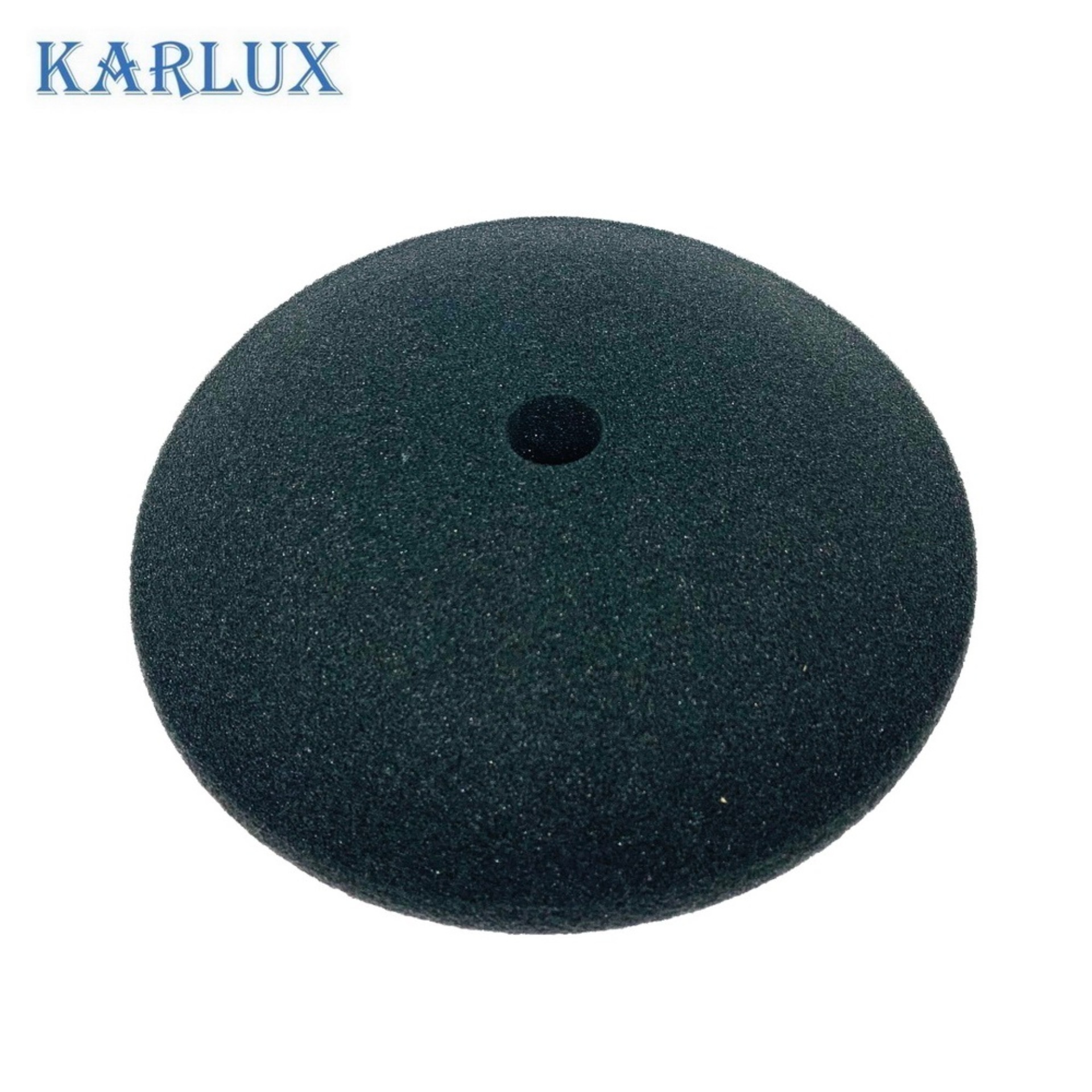 Karlux POLISHING FOAM ฟองน้ำสีดำ ขัดเงาละเอียด 8นิ้ว แบบเรียบ (ใช้กับแป้นจับขนาด 7นิ้ว)