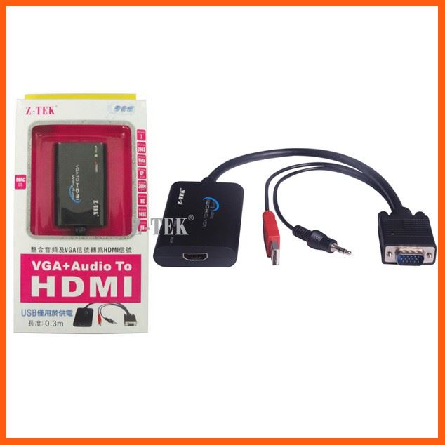 ลดราคา VGA+Audio To HDMI Z-TEK #ค้นหาสินค้าเพิ่ม สายสัญญาณ HDMI Ethernet LAN Network Gaming Keyboard HDMI Splitter Swithcher เครื่องมือไฟฟ้าและเครื่องมือช่าง คอมพิวเตอร์และแล็ปท็อป