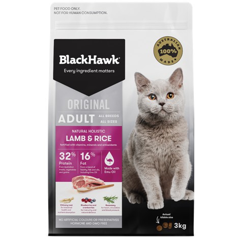 Black Hawk (Cat) - Original อาหารแมว Natural Holistic