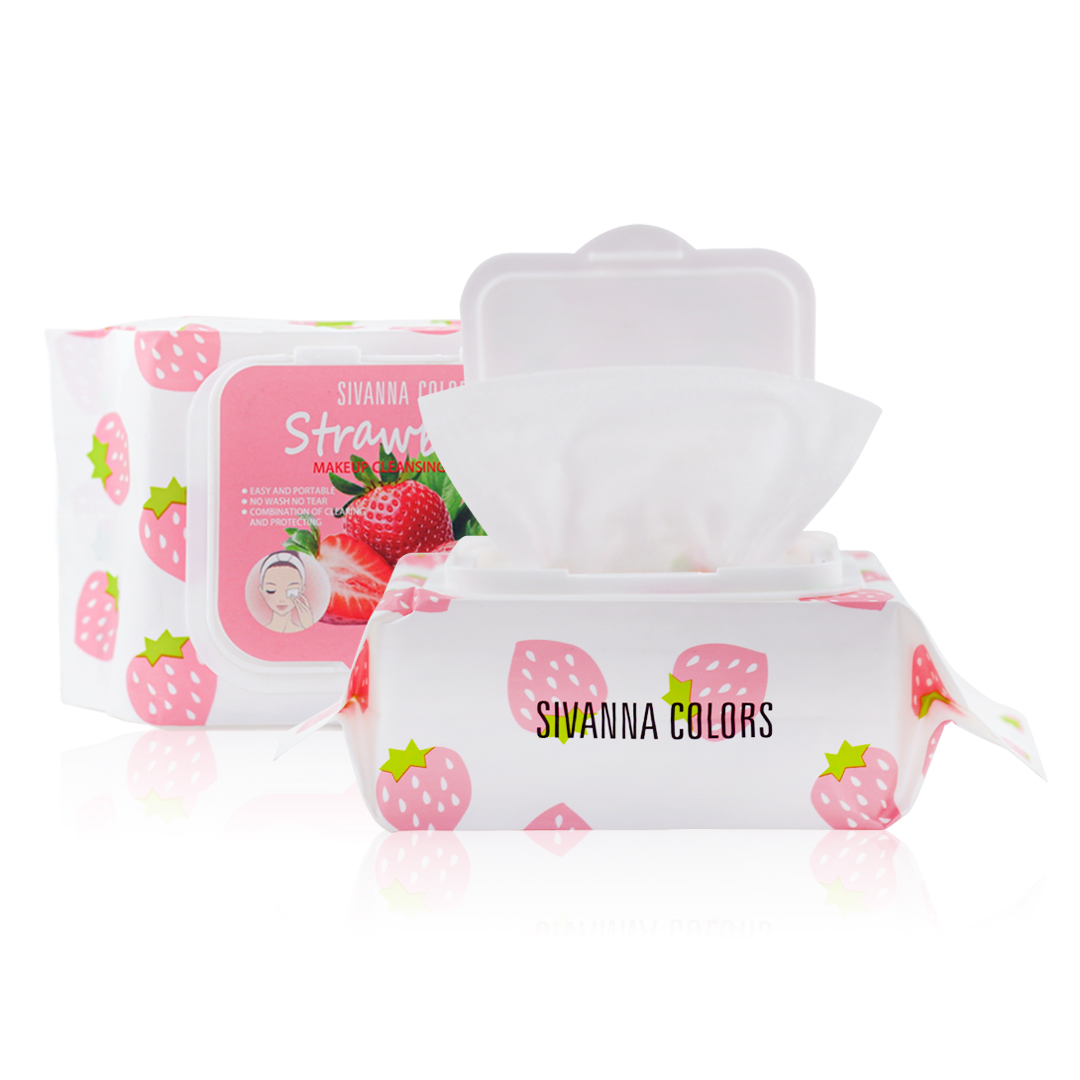 Sivanna Colors HF111 Strawberry Makeup Cleansing Cotton
