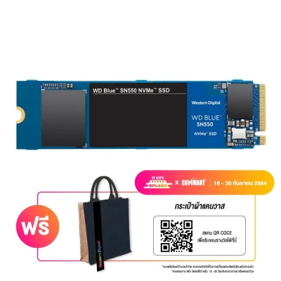 WD BLUE SN550 250GB SSD NVMe M.2 2280 (5Y) (MS6-110) Internal Solid State Drive