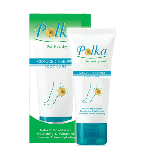 Polka Cracked Heel Cream พอลก้า แคร๊ก ฮีล ครีม ครีมทาส้นเท้าแตก 25 กรัม 1  หลอด | Lazada.Co.Th