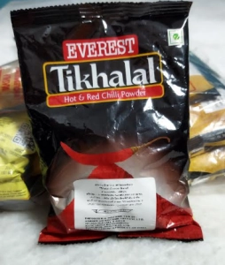 สินค้า พริกป่นแดง 100g./500g. (Everest Tikhalal Chili Powder,Lal mirch powder )