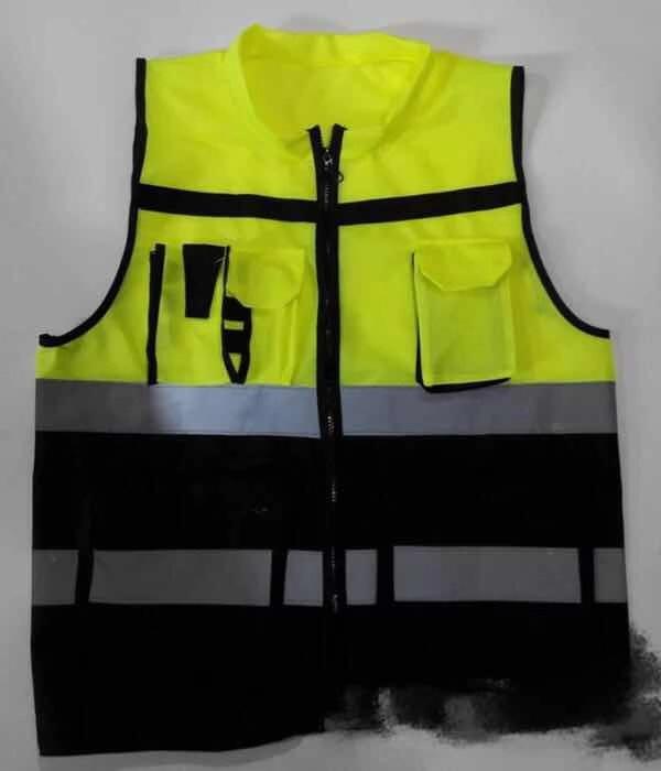 D-Box เสื้อกั๊กสะท้อนแสง Multi - Pocket เสื้อแจ็คเก็ตการจราจรความปลอดภัยเสื้อขี่มอเตอร์ไซค์ Reflective Vest  Safety Vest