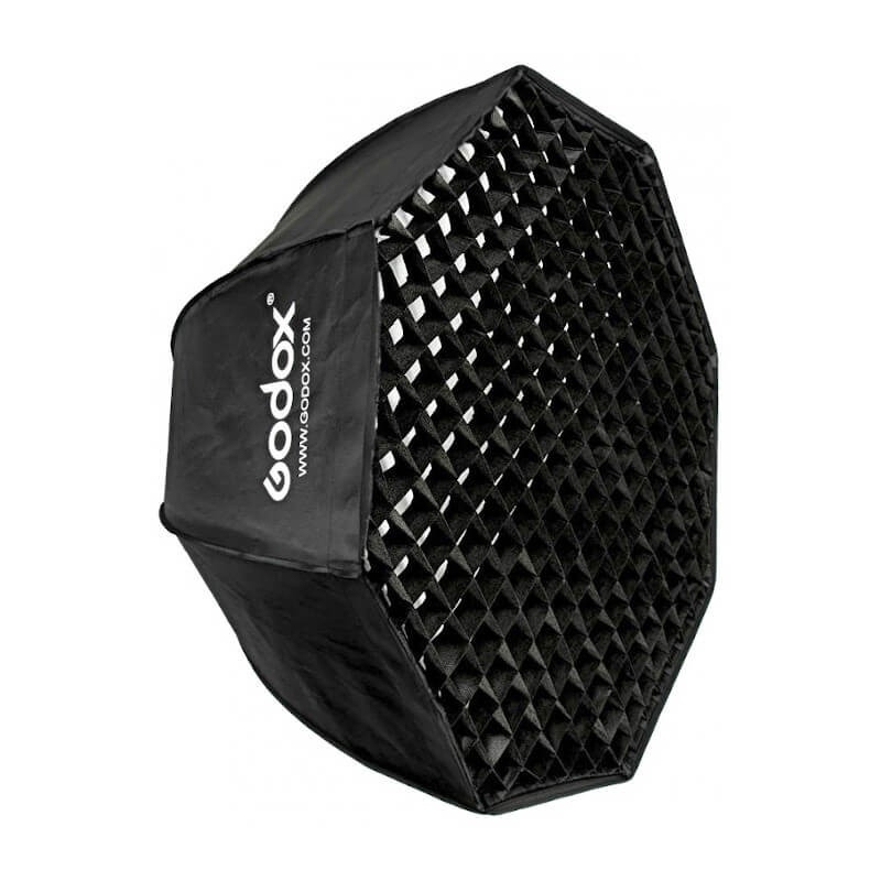 godox octagon softbox ขนาด 120cm โครงร่ม 8 เหลี่ยม พร้อมกริด แบบ Bowen Mount