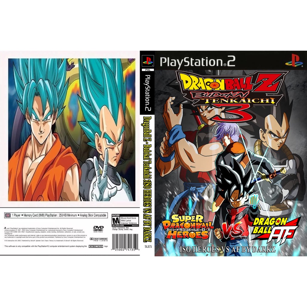 แผ่นเกมส์ PS2 DragonBall Z Budokai Tenkaichi 3 ISO HEROES VS AF BY DARKZ คุณภาพ ส่งไว Lazada