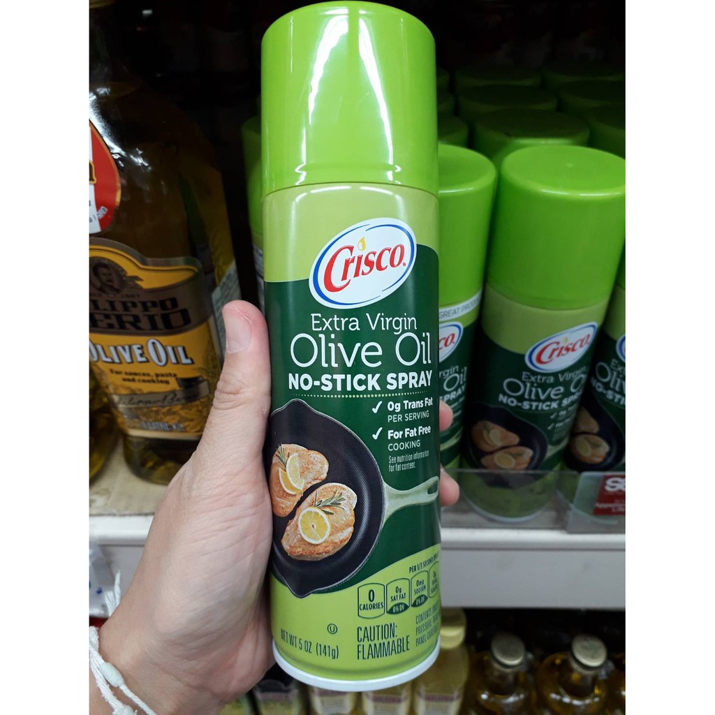 [Wevery]- คริสโก้ สเปรย์น้ำมันมะกอกธรรมชาติ 141 กรัม crisco น้ำมันมะกอก olive oil น้ำมันพืช ส่ง Kerry เก็บปลายทางได้