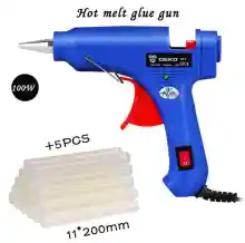 ภาพขนาดย่อของภาพหน้าปกสินค้าปืนกาวแท่ง ปืนยิงกาว Super Hot Melt Glue Guns ปืนยิงกาวร้อน GT-10 100W (สีน้ำเงิน) จากร้าน Together D บน Lazada