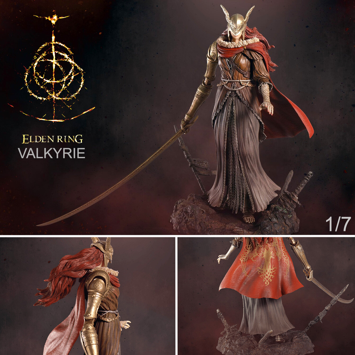 Spot-23Cm Elden Ring grinding Valkyrie Ranni Alexador Action Figure Doll -  Escorrega o Preço