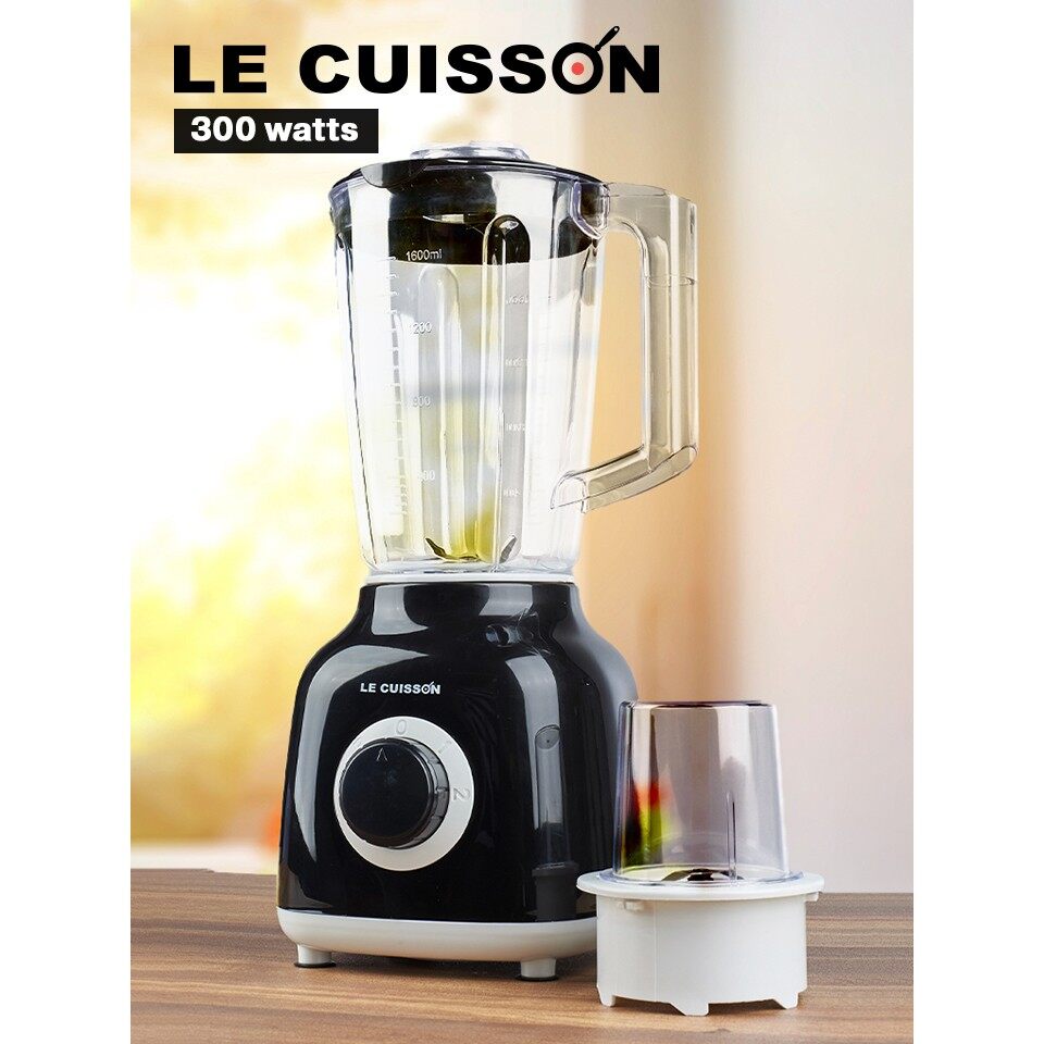 LE CUISSON เครื่องปั่นน้ำผักผลไม้ 1.5 ลิตร เครื่องปั่นและบดแห้งอเนกประสงค์ เครื่องผสมอาหาร 2 in 1 Blender