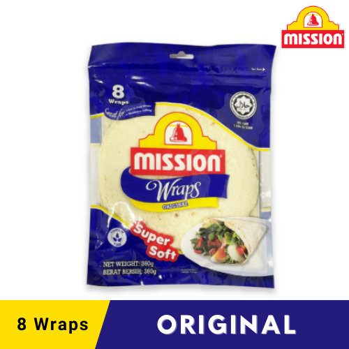 [ถุงซิปล็อค] มิชชั่นแผ่นแป้งสาลีสำเร็จรูปรสดั้งเดิม แผ่นแป้งสำเร็จรูป