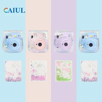 CAIUL 2 in 1 Accessorie kit for Fujifilm Instax Mini 11 9 8 Instant Film Camera include camera case and photo album