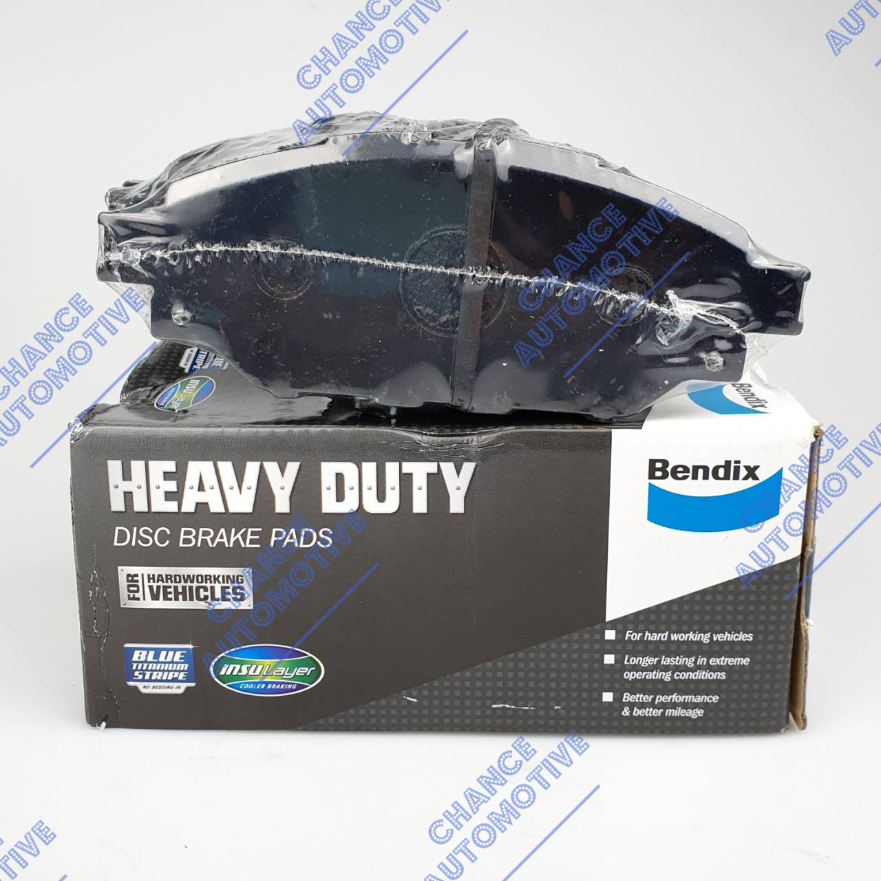 BENDIX ผ้าเบรค (ล้อหน้า)  TOYOTA REVO 2WD (ตอนเดียว) (2015 - 2019) เกรด Heavy Duty