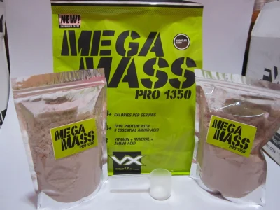 เวย์โปรตีน เพิ่มน้ำหนัก VX MEGA MASS PRO 1350 แบ่งขาย1ปอนด์