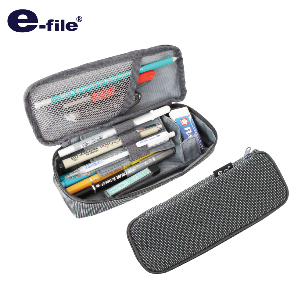 e-file (อี-ไฟล์) กระเป๋าเวอร์แซทไทล์ กระเป๋าดินสอ กระเป๋าเครื่องเขียน กล่องดินสอ CPK16