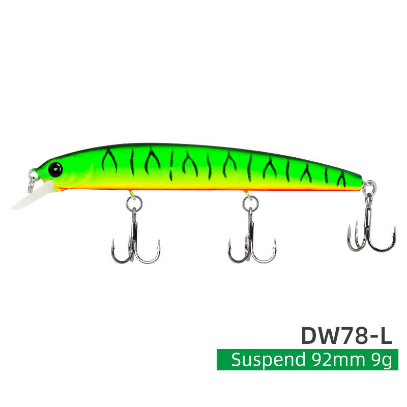 TSURINOYA 92SP Suspending Minnow Fishing Lure DW78 92mm 9g Long