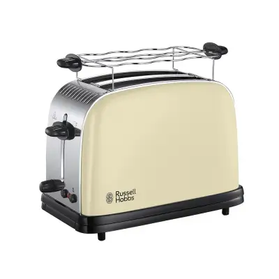 เครื่องปิ้งขนมปัง RUSSELL HOBBS 23334-56 สีครีม เครื่องทำแซนวิช เครื่องปิ้งขนมปัง เครื่องปิ้งไฟฟ้า Toaster