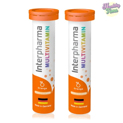 Interpharma Multivitamin รสส้ม 90g 20เม็ด (2ขวด)