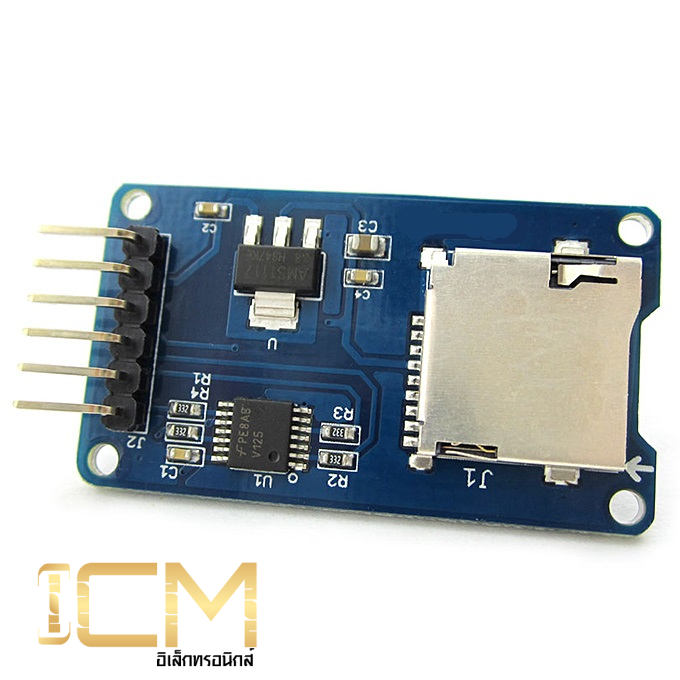 โมดูล Micro SD Card Module Mini TF Card Read and Write 6pin (Catalex ...