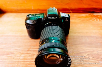 ขายกล้องฟิล์ม Minolta a3xi Serial 13205510 พร้อมเลนส์ Tokina 28-210mm