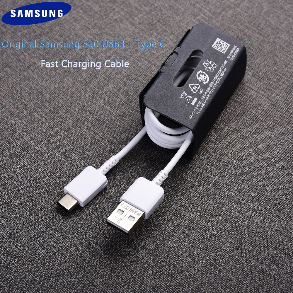 Samsung S10 Fast Charge Cable Original USB3.1 Type C Data Line Quick