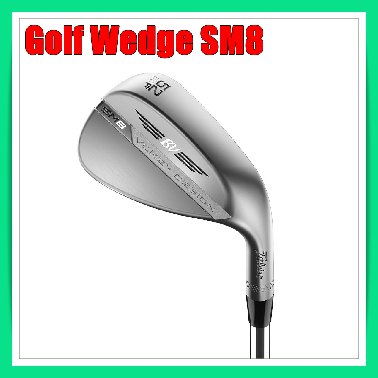 [NEW ลดพิเศษ ] ไม้กอล์ฟ Titleist Golf Wedge SM8 ของใหม่ล่าสุด High spin ตกหยุด
