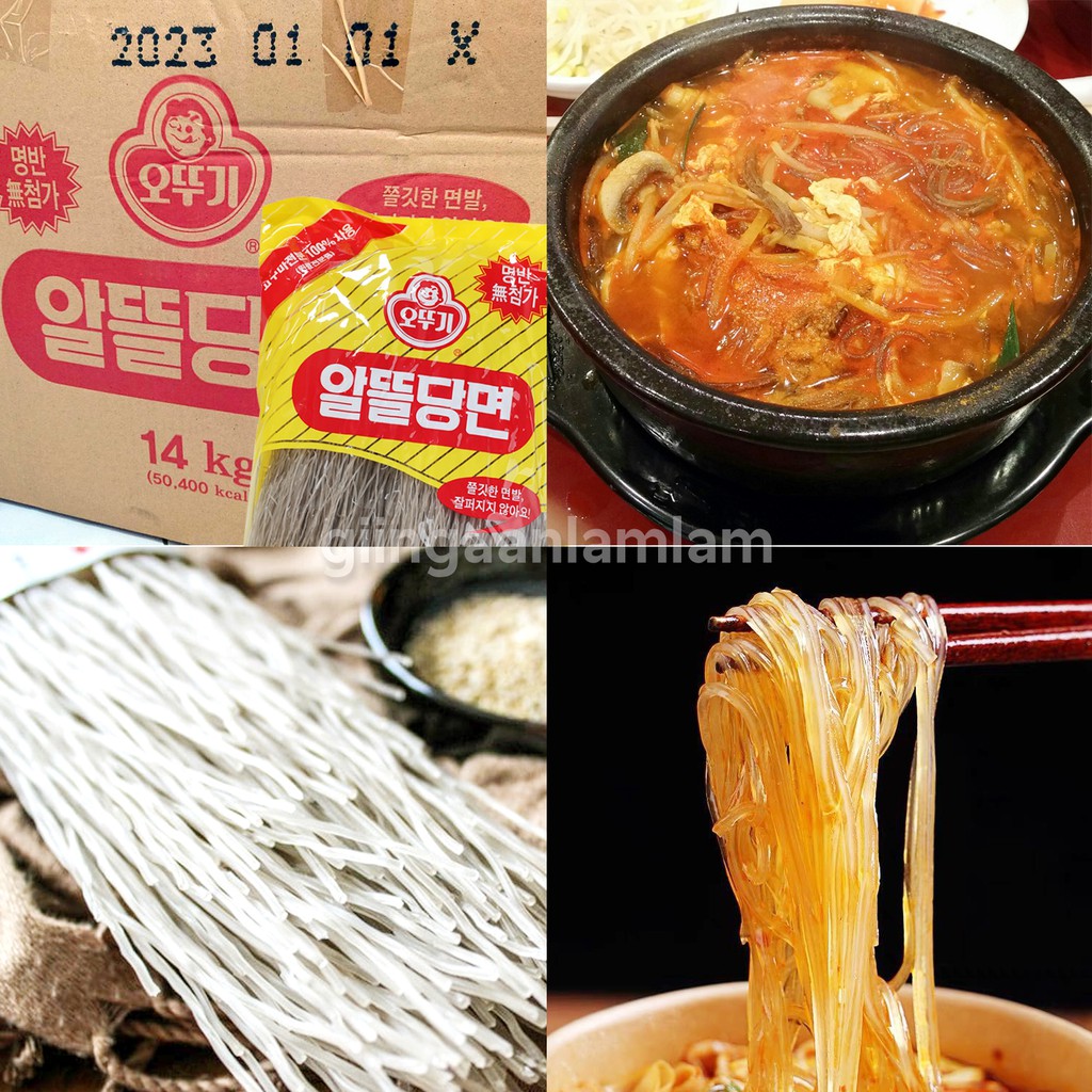 ส่งฟรี!!?[500 g]วุ้นเส้นเกาหลี ทังมยอน แบ่งขาย 500G/1 KG ทำเมนู #จับเช #JAPCHAE อาหารเกาหลี