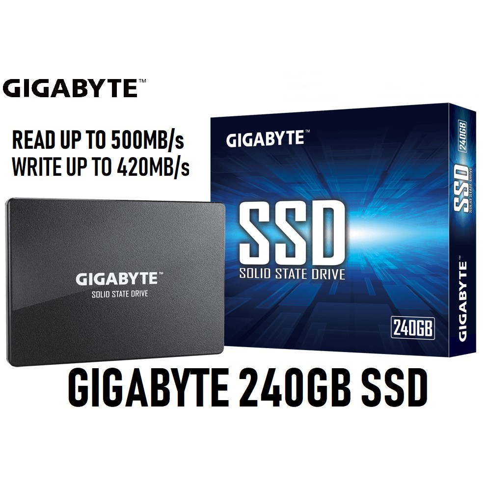 240 GB SSD SATA GIGABYTE (GSTFS31240GNTD) รับประกัน 3ปี by strek