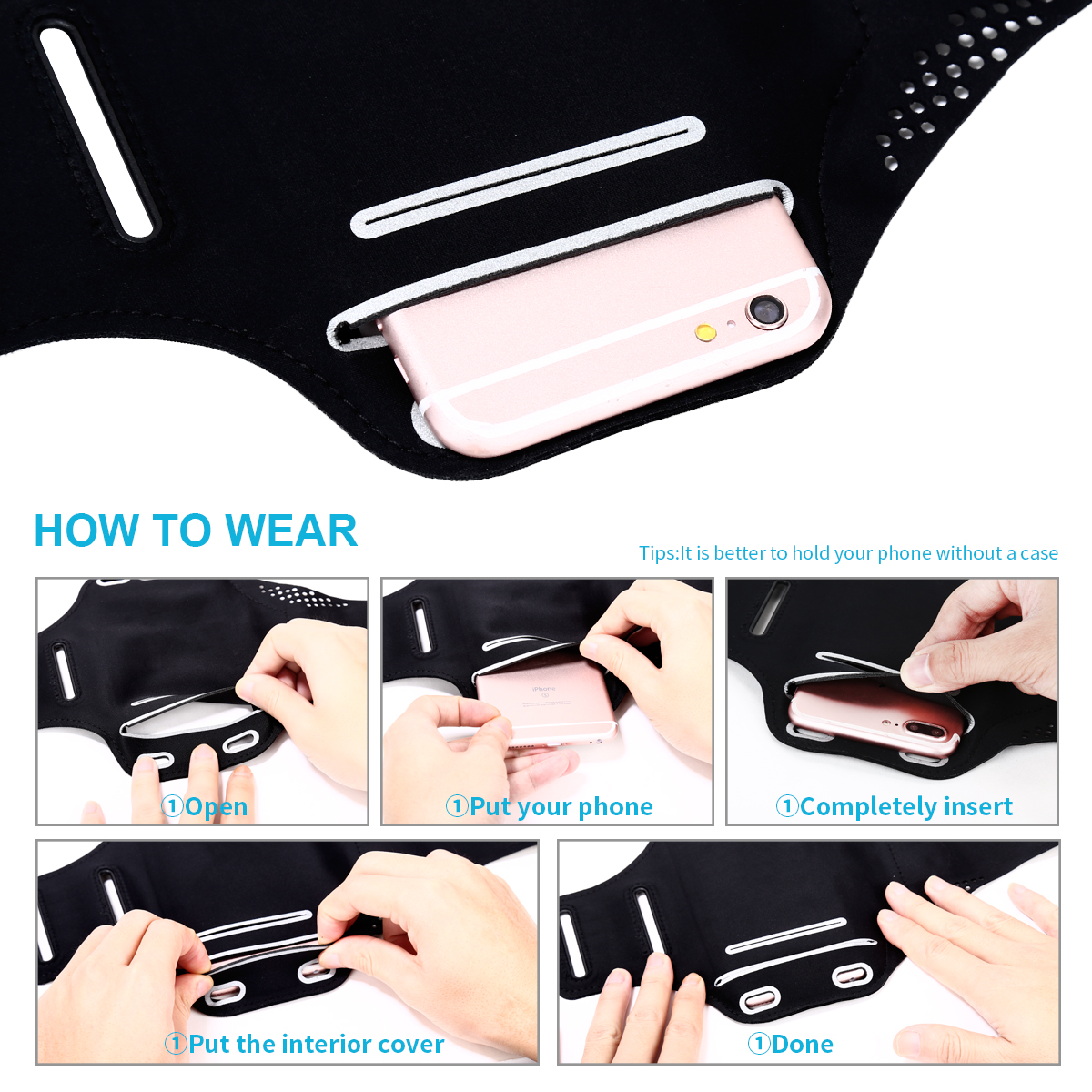 Outdoor Running Sport Armbands For iPhone 13 12 11 Pro Max Xs Max XR