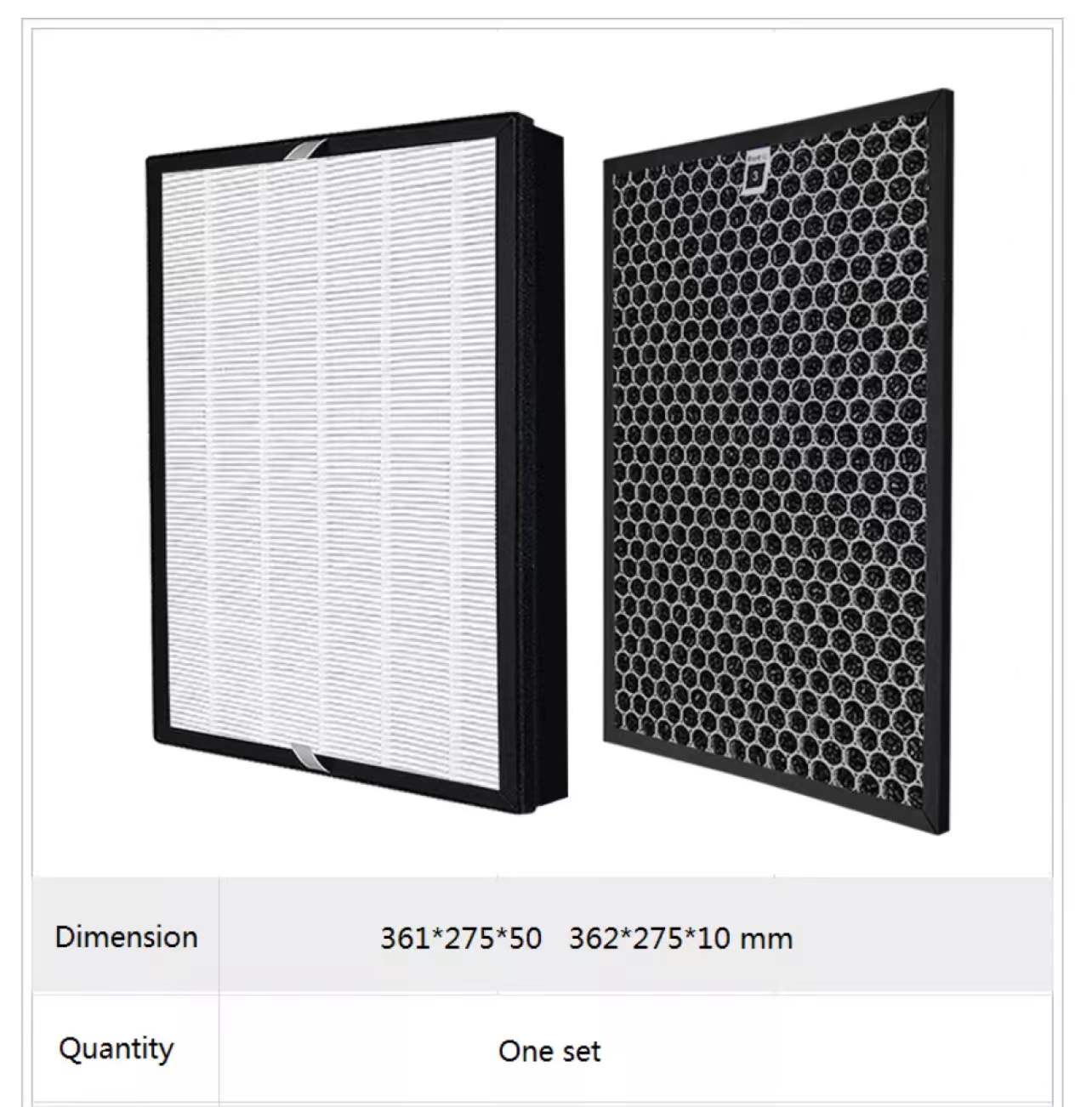 replacement HEPA or carbon filter for Philips FY2422 FY2420 for air