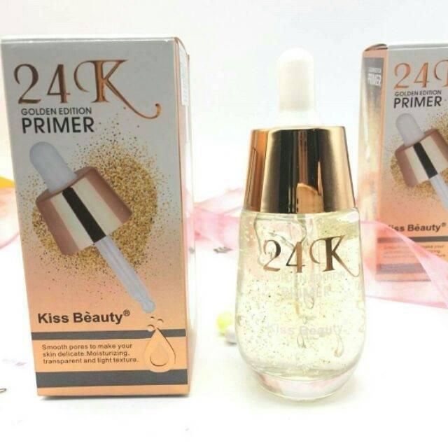 รีวิว 24K Golden edition Face Primer Kiss beauty ไพรเมอร์ทองคำ เจลบำรุง