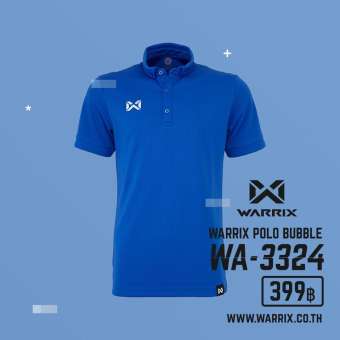 WARRIX เสื้อโปโล แขนสั้น WA-3324-นำเงิน-BB