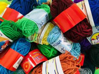 Knitting Yarn ไหมพรม เบบี้ ม้วนเล็ก 30หลา(Yard)