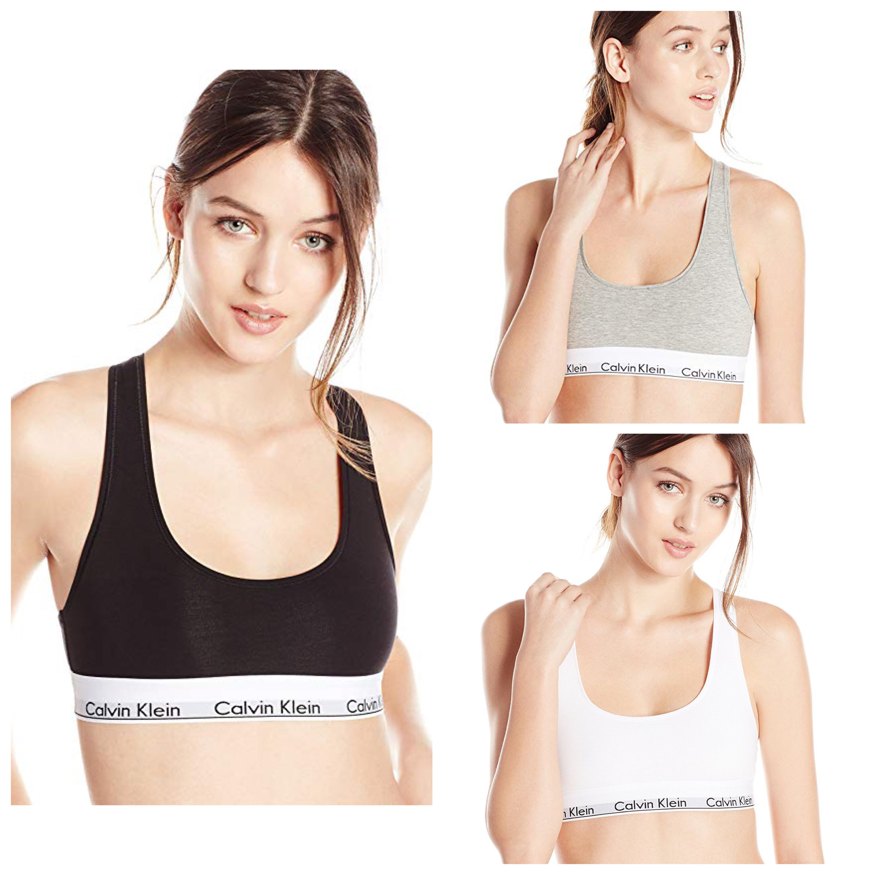 [ของแท้ 100%] ชุดชั้นใน Calvin Klein Modern Cotton Bralette