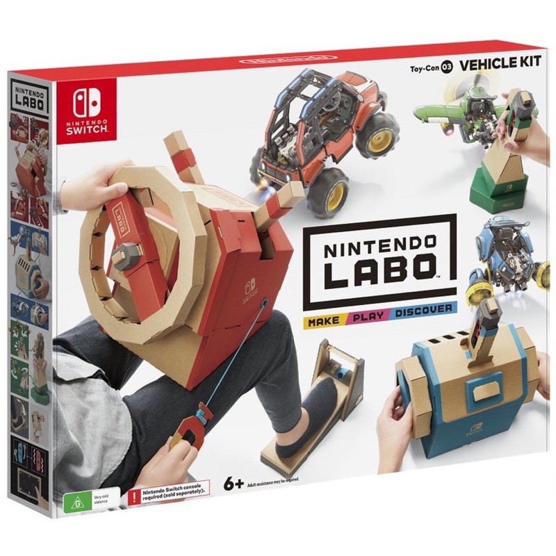 2021 Nintendo Labo Toy-con kit ชุด Vehicle kit ของแท้มือ1 ภาษาอังกฤษได้ กล่องญี่ปุ่น